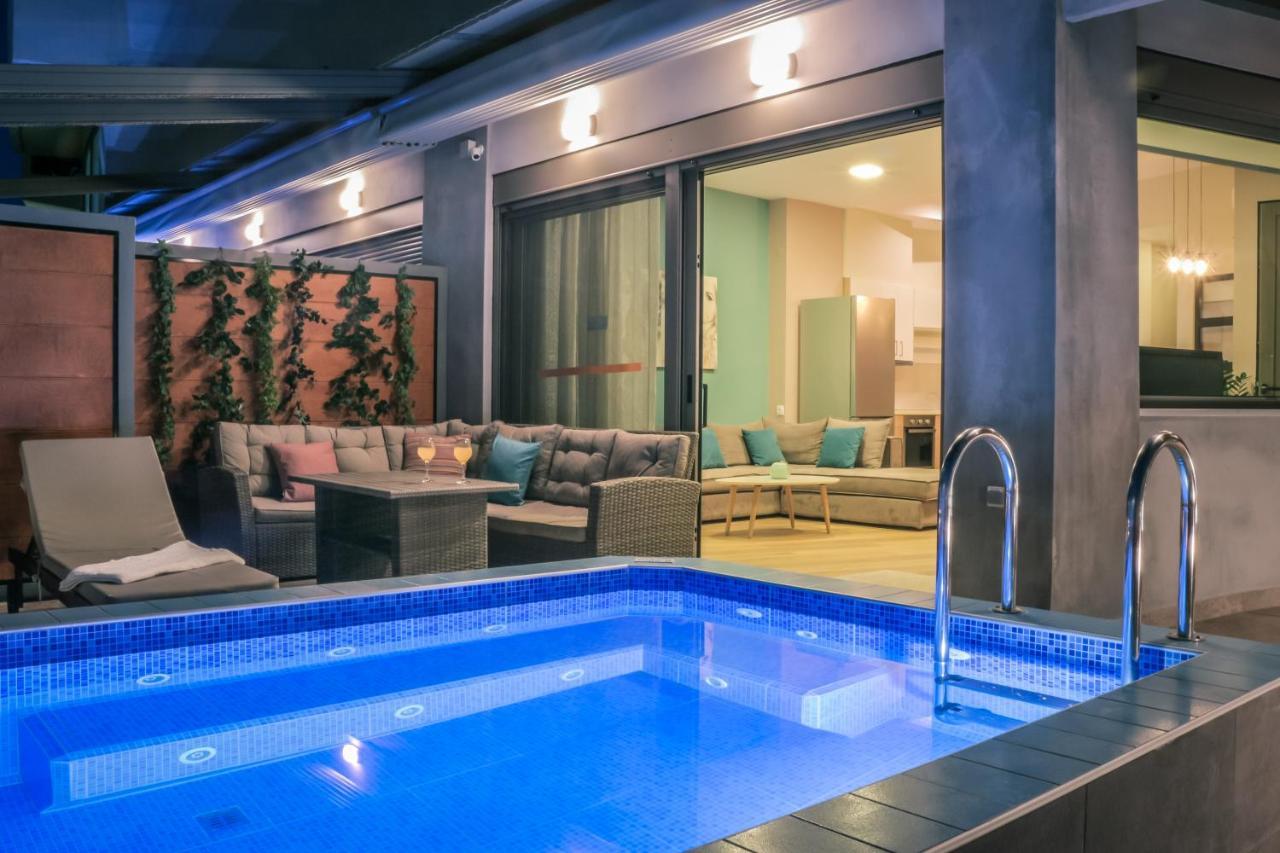 Euphoria Luxury Apartment Hriszí Aktí Haniá Kültér fotó